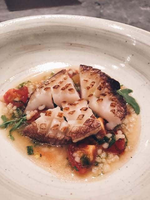 Waku Ghin_Tasmanian Abalone with Fregola and Tomato